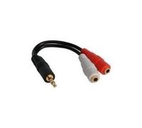 Startech Splitter Stereo 15 cm-3.5m One Size Black
