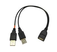 Cavo splitter USB 2.0 a Y per ricarica e sincronizzazione dati 28AWG