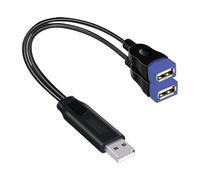 Cavo splitter USB doppio USB per ricarica e trasferimento dati USB cavo di prolunga adattatore femmina a maschio per ricarica dati