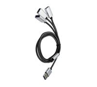 Cavo splitter USB maschio a 3/2 USB 2.0 femmina cavo di prolunga USB hub porta dati e ricarica adattatore split