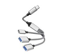 Cavo Splitter USB Per Auto Alta Velocità, Stabile, Portatile, Link Dati e