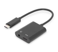 CAVO SPLITTER USB TIPO-C. A USB TIPO-C. + CONNETTORE 3.5MM STEREO