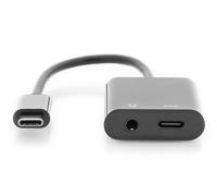 Cavo Splitter Usb Tipo-C. A Usb Tipo-C. + Connettore 3.5Mm Stereo