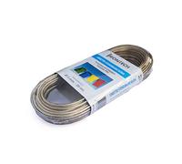 Cavo stendibiancheria Ø 5 mm. in acciaio ottonato rivestito PVC trasparente 20 mt.