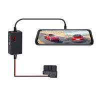 Cavo step-down - Cavo diagnostico per scheda di visualizzazione, monitoraggio della guida, 2 modalità, cavo fisso USB tipo C con cavo di alimentazione, accessori per auto per auto, sport, camion (nero