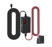 Cavo step-down - Convertitore da 12-24 V a 5 V 3 A, monitoraggio parcheggio, cavo fisso USB di tipo C, protezione sottotensione, accessori registratore auto | SUV auto sportiva elettrica, display
