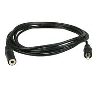 CAVO STEREO 3.5 MM. PROLUNGA SCHEDA AUDIO PER CUFFIE/CASSE MASCHIO/FEMMINA MT. 2.50 (AK 203 2.5M)