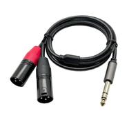 Cavo Stereo Da 6,5 TRS Maschio A Doppio Femmina/maschio 1/4 Di Pollice Per Mixer Microfonico Amplificatore Chitarra