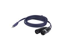 Cavo stereo mini-jack a 2 XLR/M 3P 6m DAP FL466