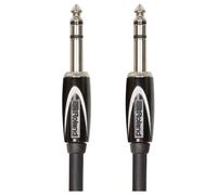 CAVO STEREO TRS 1/4" 3M INTERCONNESSIONE AUDIO BLACK SERIES RCC 10 TRTR