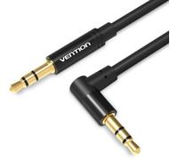 Cavo stereo Vention BAKBF-T Jack da 3,5 mm maschio-maschio 1 m piatto angolo retto nero