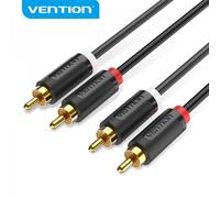 Cavo stereo Vention da 2x RCA maschio a 2x RCA maschio - 05 m - Colore nero