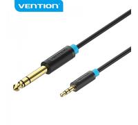 Cavo stereo Vention Jack 6.5 maschio a Jack 3.5 maschio BABBG - 1 m - Nero