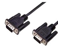 Cavo SVGA HD15 M/M 4,5m nero schermato - Manhattan ICOC SVGA-E-045