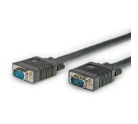 Cavo SVGA HD15 ST - ST 20m, 20 m, VGA D-Sub, VGA D-Sub, Maschio, Maschio, Nero NEW