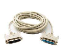 System-S D Sub cavo 3m 25pin maschio a femmina RS530 DB25 adattatore grigio