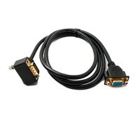 System-S D Sub15 Cavo 150cm HD VGA 15 Pin maschio a femmina DB15 Angolo Down Angled