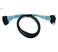 System-S SFF-8087 - Cavo da 100 cm, 6 connettori SATA a 7 pin a 6 connettori per unità RAID