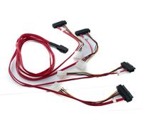 Cavo SYSTEM-S SFF-8087 100 cm Mini SAS 36 pin a 4x SAS 29 pin SFF-8482 per RAID