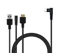 Cavo Tablet da Disegno Grafico, 3 in 1 Cavo per Kamvas Pro 12 13 16, Trasferimento di Dati Ad Alta velocità HD Multimedia Interfaccia USB e Connettori di Tipo C