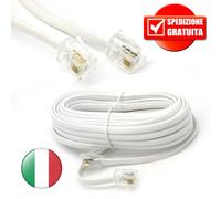 Cavo telefonico DSL per modem router Internet a banda larga ADSL RJ11 a RJ-11 da