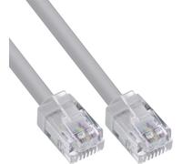 Cavo telefonico InLine 18742 RJ-12 2 m grigio