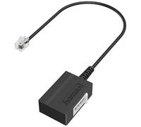 Cavo Telefono analogico Hama [1x Spina RJ11 6p4c - 1x Presa TAE-F] 0.2 m Nero