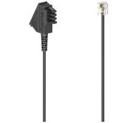 Cavo Telefono analogico Hama [1x Spina TAE-F - 1x Spina RJ11 6p4c] 3 m Nero