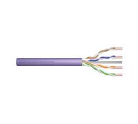 CAT 6 U-UTP installation cable, 250 MHz, AWG 23/1 Dca (LSZH-1), 305 m, paper box, simplex, purple