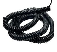 Cavo termorestringente a spirale, 15M 22AWG Polyurethane Shielded Telescopic Spiral Cable Multiple Cores