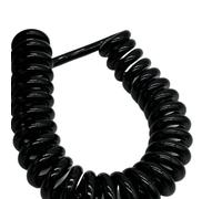Cavo termorestringente a spirale, 2 Core Stretchable Spring Spiral Cable 1.25 Meters Multiple Sizes