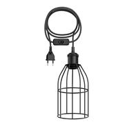 Cavo tessile da 3 m RETRA Interruttore a spina con presa E27 vintage, paralume