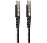 Cavo Thomson USB-C a USB-C 100W 1,5 m Nylon Trenzato Grigio Connettore Reversibile