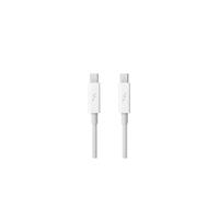 Cavo Thunderbolt 2 da 20 Gbps maschio-maschio compatibile con Apple Macbook Pro, Air, mini e iMac, colore bianco.