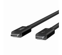 Belkin Cavo Thunderbolt 4 (1 m, cavo di alimentazione da 1 m), cavo USB-C a USB-C con alimentazione da 100 W, compatibile con USB 4, compatibile con Thunderbolt 3, MacBook Pro, eCPU e altro ancora