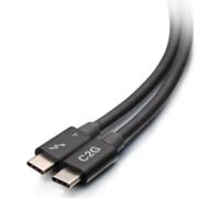 Cavo Thunderbolt 4 USB-C C2G 0,8 m 40 Gbps Nero