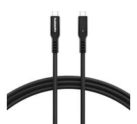 Cavo Thunderbolt 5, cavo USB4 da 2m 80Gbps, cable di ricarica USB-C PD3.1 240W 48V 5A, cable video USBC 8K60Hz 4K144Hz per laptop/tablet/telefono/monitor/docking station/dock/SSD/Galaxy S25 Ultra