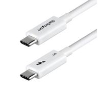 Cavo Thunderbolt 5 StarTech TBLT5MM1M240WWH 1m 120Gbps 240W Bianco