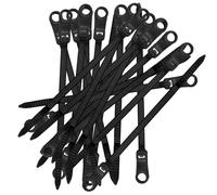 Cavo Ties, 100 x Reusable Wire Fasteners, regolabile con zip Ties with Screw Hole, Multipurpose Use for Home, Studio, and Workshop Organization, 0,16 x 5,91 Inches