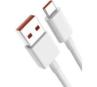 Cavo Tipo C 6A Turbo Charge, 1m Cavo Ricarica Tipo C 120W 90W HyperCharge e Trasferimento Dati a 480 Mbps, Cavo Ricarica USB C per Xiaomi 15 Pro 14T 15T POCO F6 F7 X715T Pro 17 Pro Max Redmi K80 Ultra