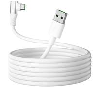 Cavo Tipo C Ricarica Rapida per OPPO Pad Neo Pad 2 Find N2 N3 Flip Reno12 Pro 5G, 1,8 m 80 W SUPERVOOC Cavo USB C 90 gradi per Find X5 Pro Reno10 8 A60 A38 A79 5G realme GT NEO 3T OnePlus