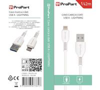 Cavo TipoLight-ning Apple 5V 2.4A 2mt Carica e dati Bianco - PP2LT617W
