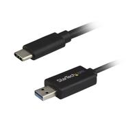 Cavo trasferimento dati StarTech 2m USB 3.0 USB-C USB-A File Mac Windows Nero