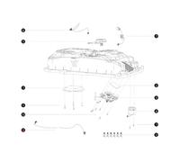 Cavo trasmissione antenna GNSS ORIGINALE BLUEBIRD robot i108E AB12.02.00.0144