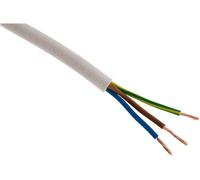 Electraline 11785 Cavo per Prolunghe H05VV-F, Sezione 3G1.5 mm, 20 mt, Bianco