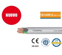 CAVO TRIPOLARE PENTAPOLARE MULTIPOLARE FG16OR16 FILO ELETTRICO VARIE METRATURE