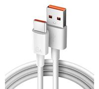Cavo Turbo Charge per Xiaomi 120W. Cavo 6A Ricarica Rapida Quick Charge, Cavo USB C Hyper Charge, Android Auto. Cavo USB C 65W 6A per Mi 11 Ultra. Mi Turbo 65w Xiaomi, Redmi, POCO, Black Shark