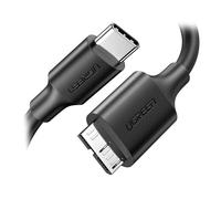 Ugreen - Cavo micro B da USB-C a USB 3.0, ricarica e sincronizzazione rapida, compatibile con Samsung Galaxy S5 Note 3, Seagate, WD, Toshiba, hard disk esterno, fotocamera da 3 metri