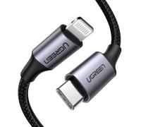 Cavo Ugreen USB-C a Lightning MFi 1 m, 3 A, Nylon Rinforzato