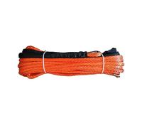 Cavo Uhmwpe con corda sintetica grigia for verricello da 3/8 "X 100' for ATV UTV SUV 4X4 (arancione, giallo, blu, grigio)(Oranje)